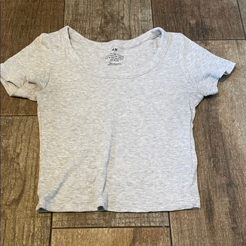 H&M Gray Short Sleeve Kids Tee